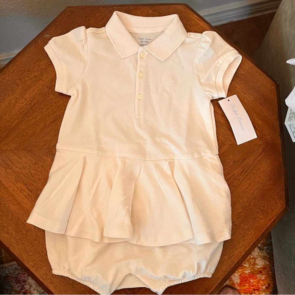 Ralph Lauren Toddler Girl One Piece Outfit